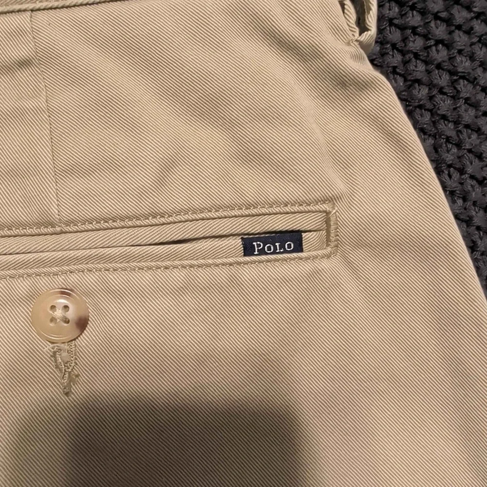 Polo Ralph Lauren Chino Pants‎ Mens 36x34 Tan Khaki Classic Fit Straight Cotton